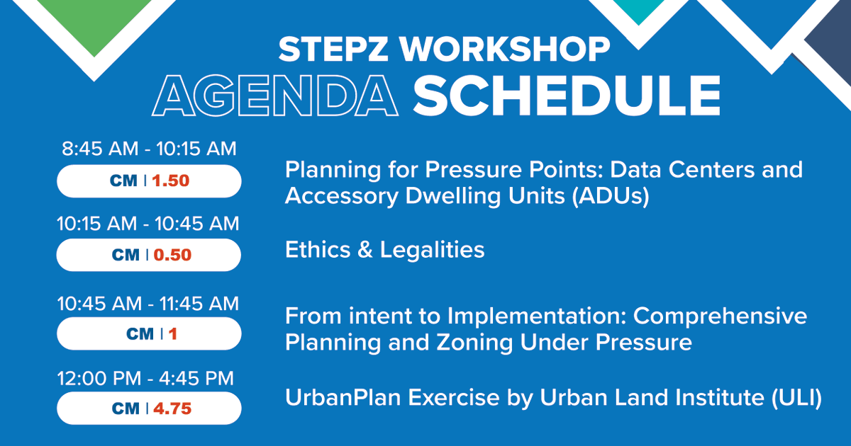 MORPC's tweet photo. Register now for our upcoming STEPZ workshop! Join planning staff and elected officials for discussion on Data Centers, ADUs, site-planning, ethics and a nationally recognized UrbanPlan exercise led by the @UrbanLandInst. Learn more at: https://t.co/u4EWEthkZv https://t.co/vZLcJ0XK5G