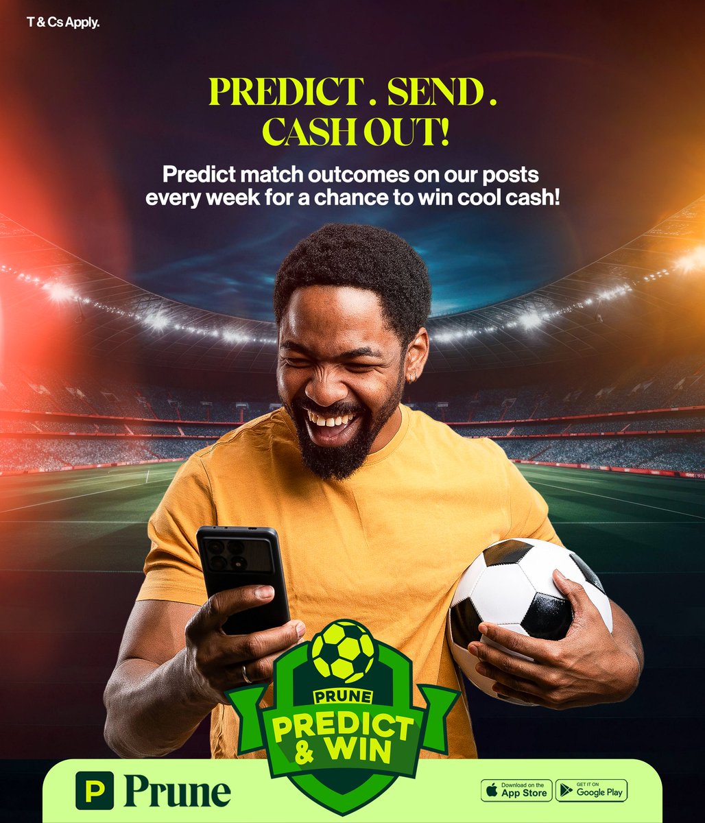 PrunePayments's tweet photo. Our #PrunePredictAndWin promo is live! 💃🏾 

Each week, lucky winners will walk away with amazing rewards! 

Think you can handle the heat? 🔥 

Join the promo! Follow us and download the Prune app now. https://t.co/wqStLamBKa