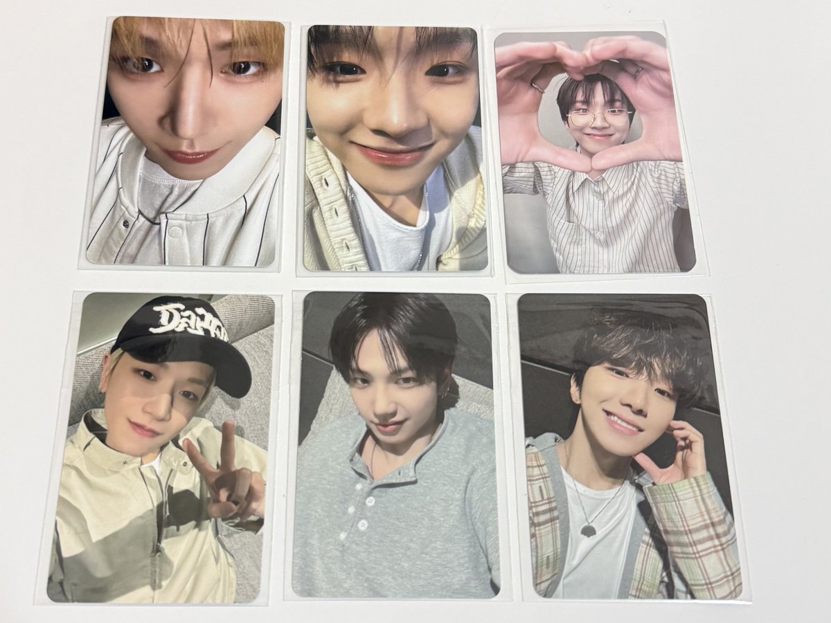 bini13z's tweet photo. BOYNEXTDOOR ボネクド HOME ホーム 封入 トレカ 交換 JUMPUP オリヤン Weverse ラキドロ 異種

譲 ） 画像の リウ ジェヒョン ウナク

求 ）  WeverseGB 特典A (チャンイトレカ)
        ソンホ

郵送にて交換希望です📮
お気軽にお声掛けください！ https://t.co/FtrHISs6uu