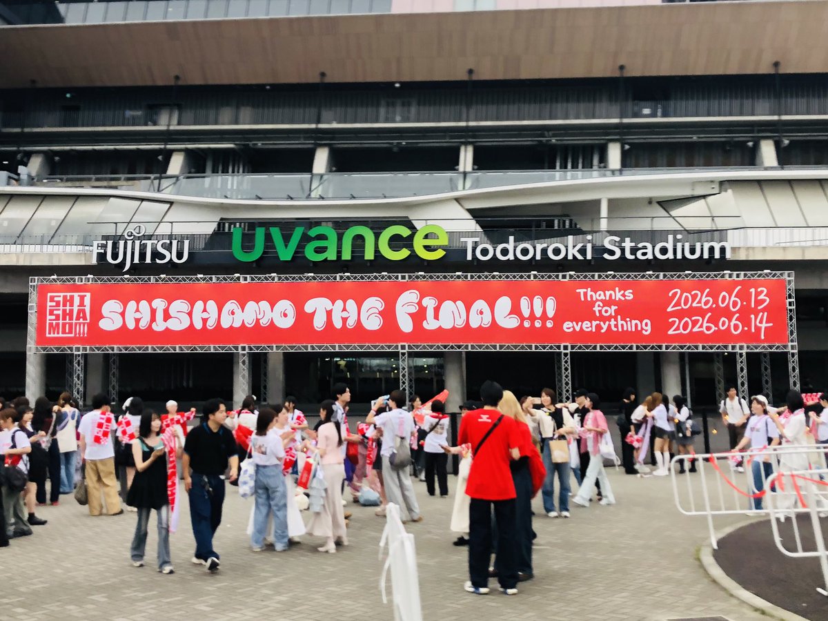 tLemoRo441's tweet photo. 2026/6/14(日)
SHISHAMØ THE FINAL!!!
〜Thanks for everything〜
DAY2【GOODBYE DAY】
@ Uvanceとどろきスタジアム by Fujitsu

#SHISHAMO https://t.co/HVqA154hLU
