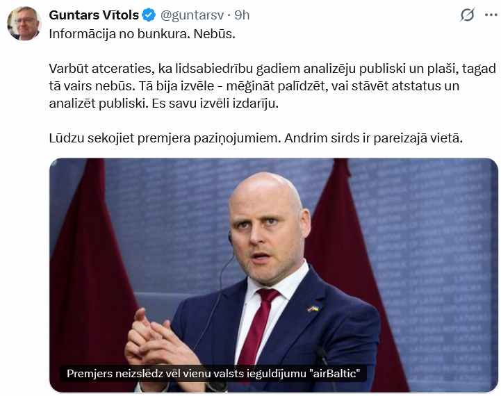 Videjais_LV's tweet photo. Informācija no bunkura, kurā no komunistiem slēpjas stabilais ģēnijs: 
Ja naudu dod JV vadītā valdība, tad tā ir naudas izpļekarēšana, ja Šķēles pīlēnu vadītā koalīcija, tad это совсем другое. https://t.co/EZN3lrhrQr