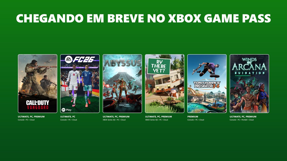 XGP_BR's tweet photo. que tal esses jogos, bora? https://t.co/jvfsXmGOUM https://t.co/4bE0GqlpXd