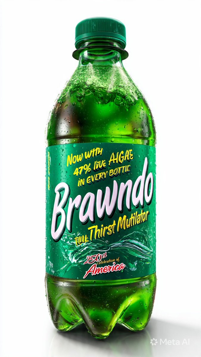 Makerparty2's tweet photo. @DrOBrienMD Guy, guys this is nothing to worry about. They are mixing up a big old batch of Brawndo the Thirst Mutilator now with 47% live algae in every bottle for the 250th celebration. Pretty soon Trump will arrive to bathe in the pool for that rich orange flavor blast too. https://t.co/CvyHSJP4Dk