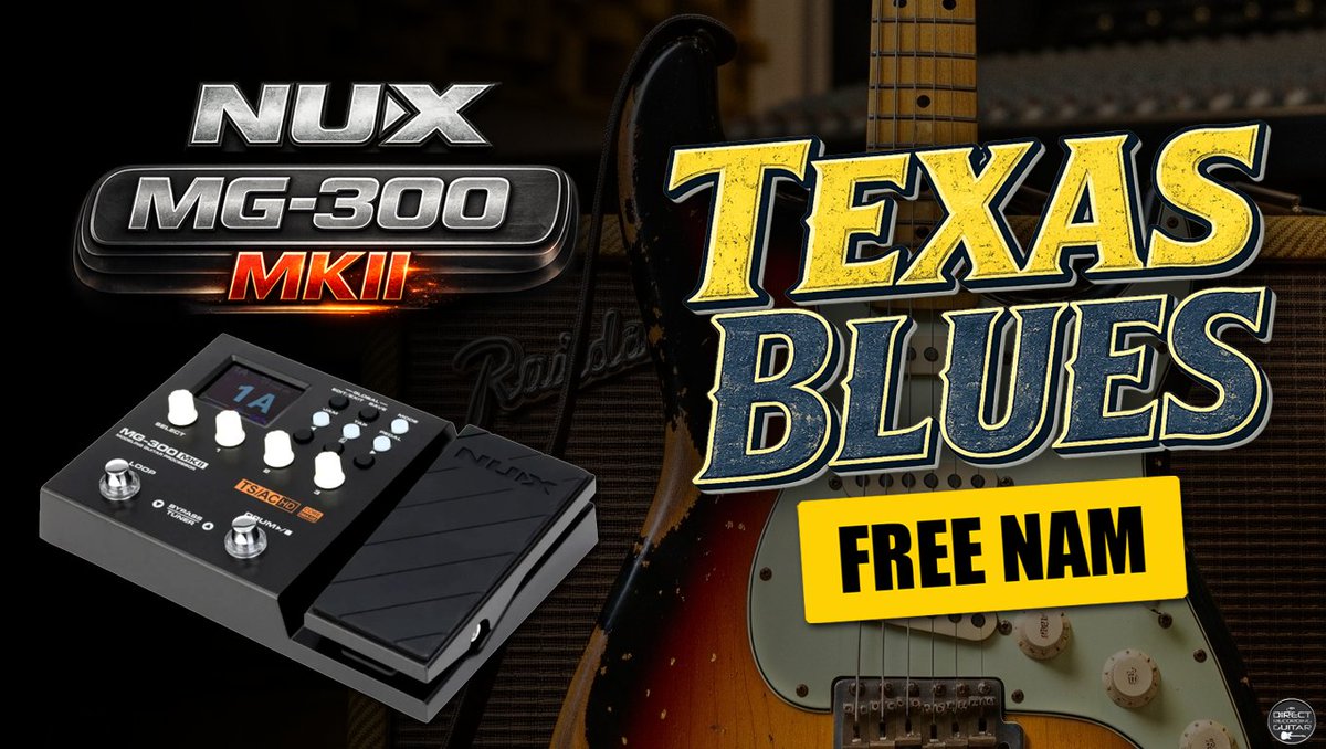 DirectRecording's tweet photo. My SRV-inspired Blues Tone on the NUX MG-300 MKII Free NAM: https://t.co/HwDIHXY5eY
...
#guitar #guitarist #bluesguitar https://t.co/0uW4jfexw2