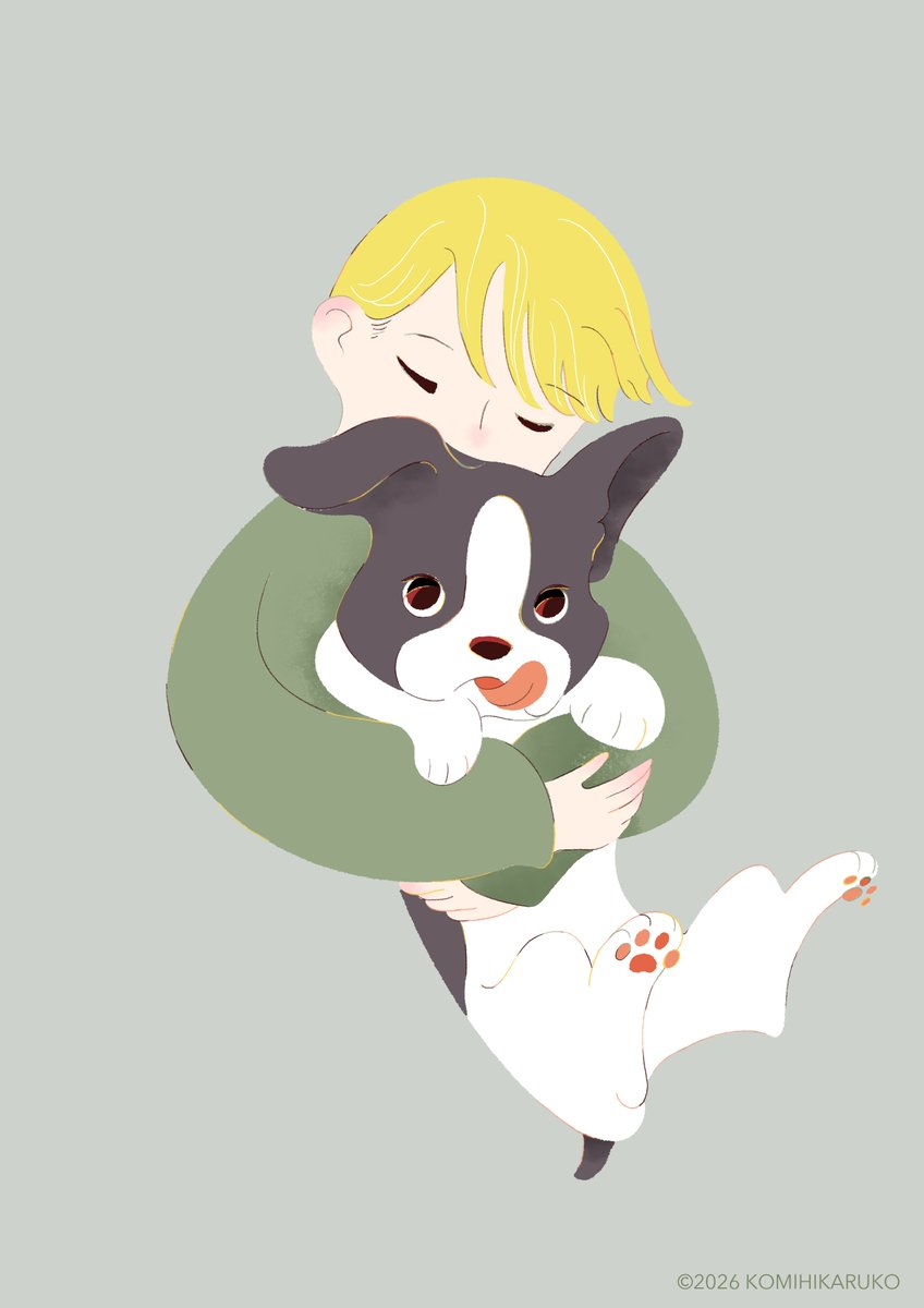 「抱っこ #illustrationㅤ #sketch」|こみひかるこ Illustrator_個展7月のイラスト