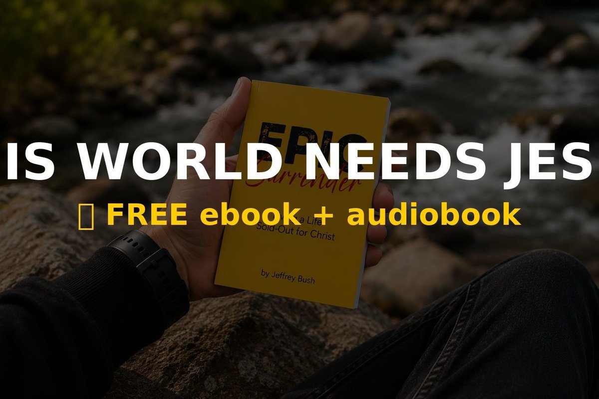 VBMintl's tweet photo. Get a FREE copy of Epic Surrender!
Why leave comfort behind?
Because the world is still lost… and the Gospel still saves.
Follow this link to get your FREE copy of Epic Surrender!
https://t.co/kAahhgaLtS
#EpicSurrender #Missions #FollowChrist #GreatCommission https://t.co/eokT1o4cEn