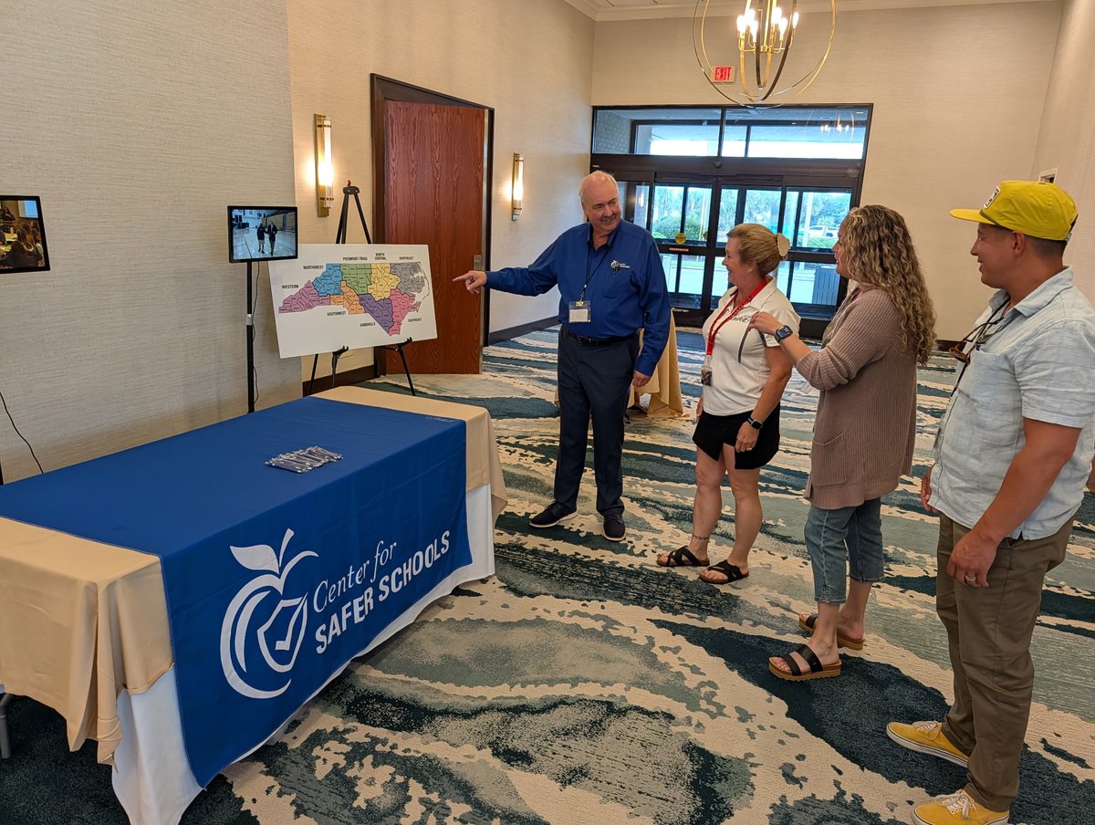 NCSaferSchools's tweet photo. @NCSaferSchools Assistant Director-Training & Safety Jeff Branch on Monday in Atlantic Beach discussed CFSS programs with DARE officers from Brunswick, Alamance and Columbus counties.
#CFSS #NCSaferSchools #NCSchoolSafety #DARE #DAREOfficersConference
@SBI1937 @Brunscosheriff https://t.co/Nt7N1or9h0
