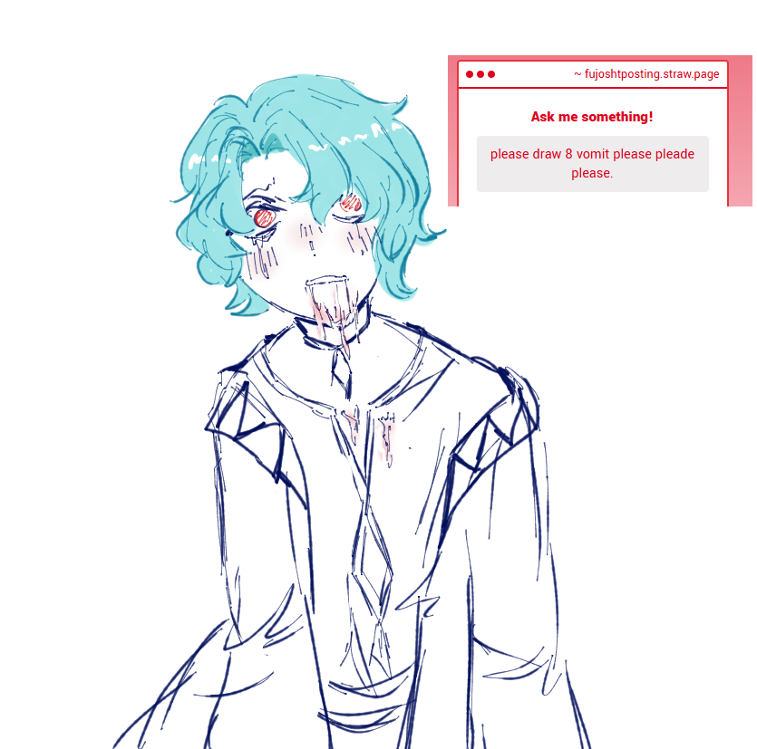fujoshtposting's tweet photo. boy vomit woohooooooo https://t.co/mutNTfPCEn