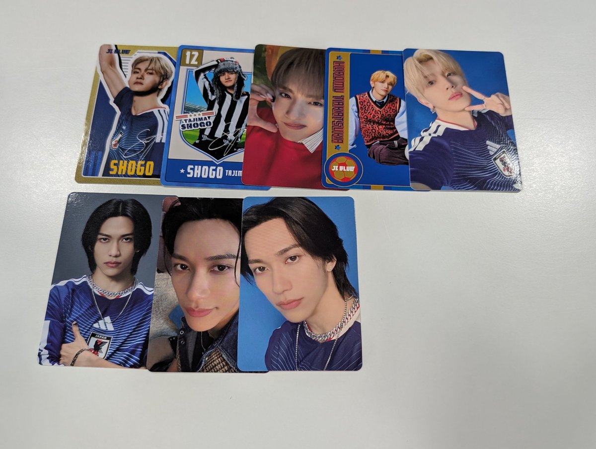 Caede_567's tweet photo. JI BLUE OFFICIAL GOODS 景色  封入 JO1 INI ランダムトレカ交換

【譲】田島 髙塚 池崎 河野 金城 川西 佐藤 與那城 白岩

【求】同種 後藤

📮 郵送希望
まとめて交換して下さる方優先です
よろしくお願いします

#JIBLUE交換  #INI交換  #JO1交換 https://t.co/v3OFU2V5j6