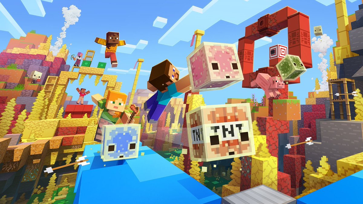 gamingguidesde's tweet photo. Heute erscheint das NEUE Minecraft Update Chaos Cubed! 🥳💚 https://t.co/DbhOAX7Xc6