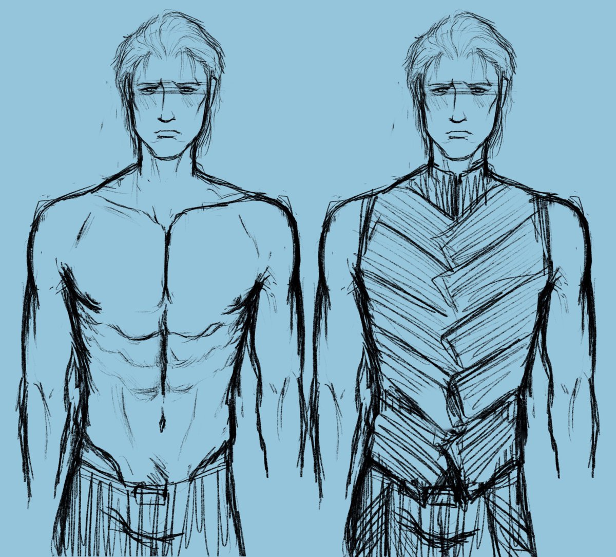 RE_THELOST's tweet photo. #vergil #vergiltuesday

This guy is hard to draw sometimes man. https://t.co/dIUu6Vkwni