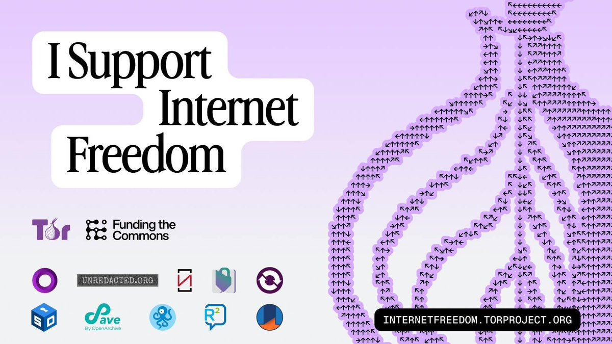 cakewallet's tweet photo. We’re heading into the final days of the Fund Internet Freedom campaign! 

Join us live on X Spaces today with @torproject at 12 PM ET to talk about the campaign, internet freedom, and how you can help make a difference. https://t.co/OFes0OaNAb