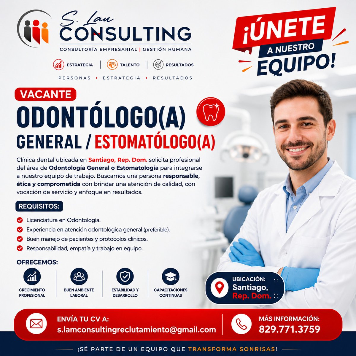 LamSusana's tweet photo. VACANTE DISPONIBLE EN SANTIAGO DE LOS CABALLEROS. https://t.co/ZOta0G84N1