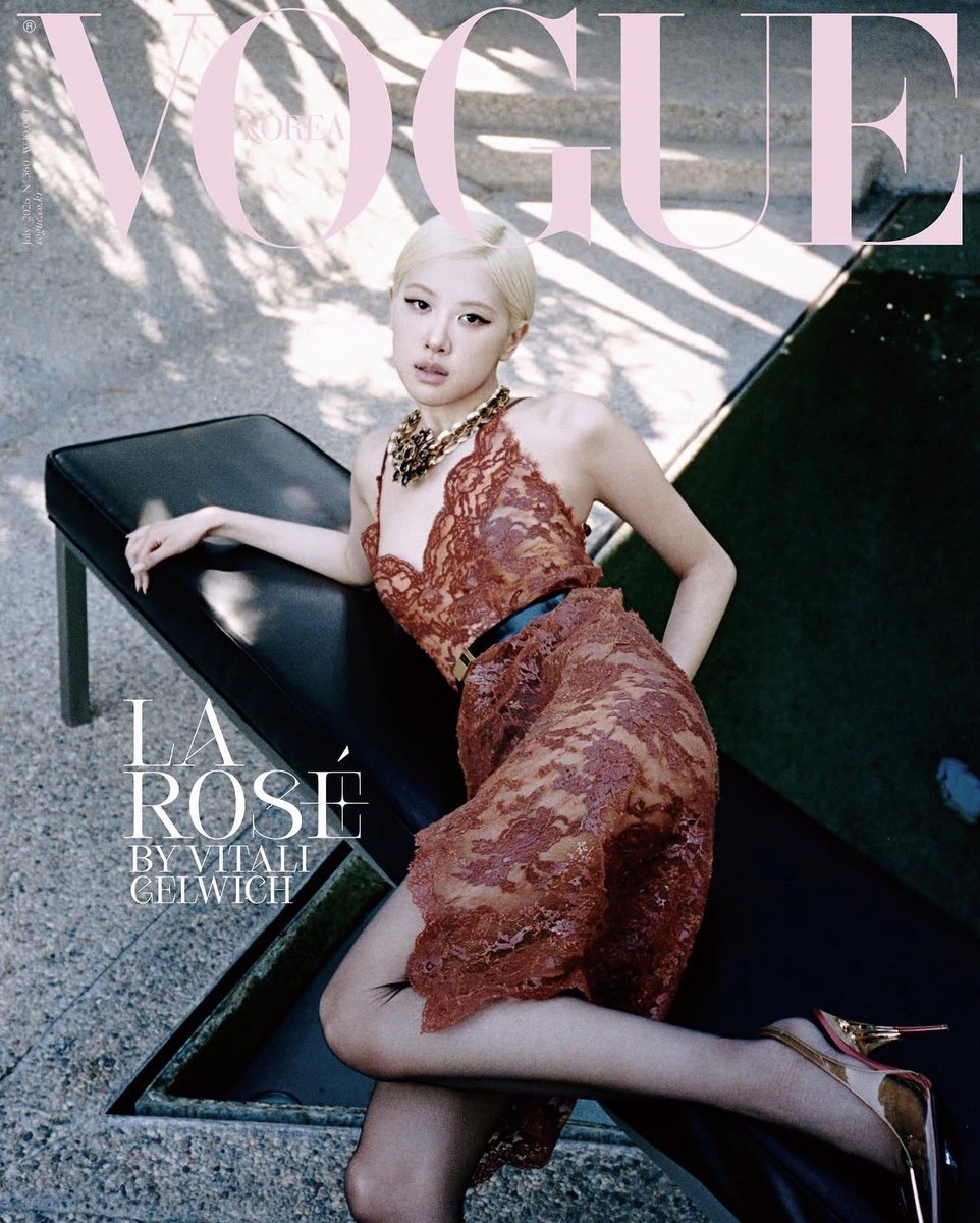 ROZAYLOOKS's tweet photo. ROSÉ for Vogue Korea July 2026 Issue wearing Saint Laurent. ♡ https://t.co/Z74UC1MIkd