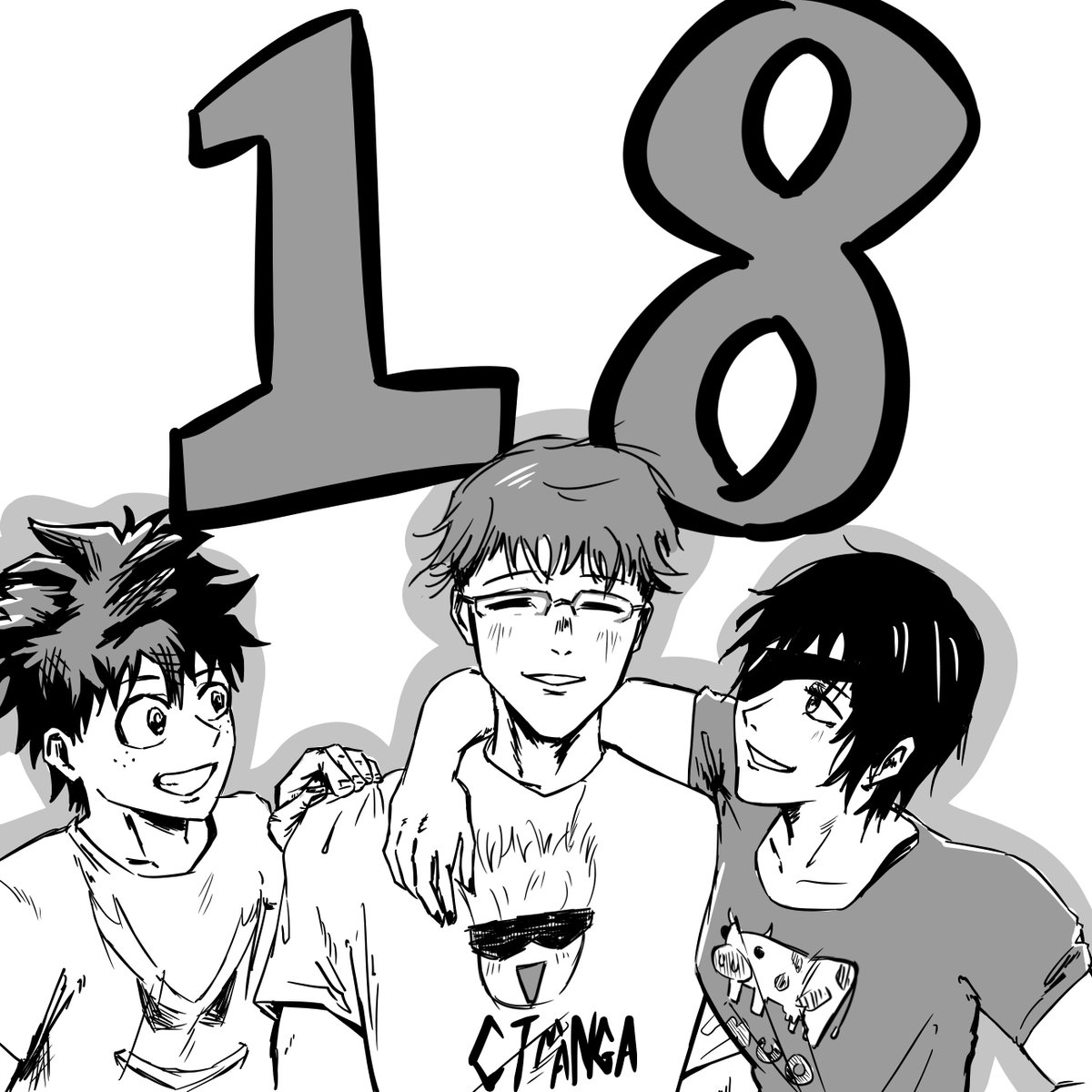 1SHOTMANGA's tweet photo. I turned 18 today!! Im an adult, but i dont feel like it yet. Its also been a while since i drew Deku! ᕙ(`▽´)ᕗ

#mangaart #fanart #himeno #csm #deku #MHA https://t.co/tidLru3QwR