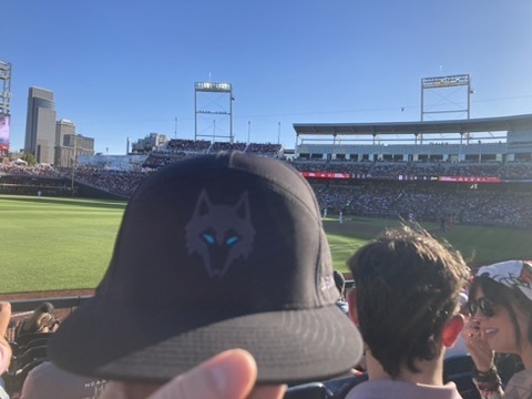 GardonofAble's tweet photo. My hat finally made it to the College World Series.
But I didn't :(

CWS is a bucket list item for me, which always seems to get deferred.

But a friend/client got to go and so I was there in spirit!

Next year, we'll be there Omaha! https://t.co/uo9vnd8fmf