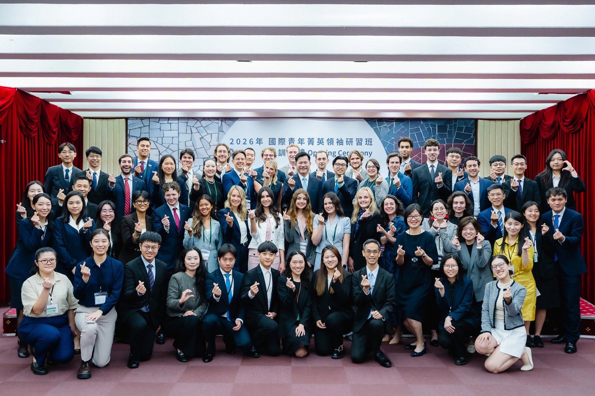 chia_lung's tweet photo. A warm welcome to the Mosaic Taiwan 2026 fellows from the United States and Canada. May your time here help you see Taiwan up close, including our democracy, innovation, resilience and, most importantly, our people. https://t.co/iQ8Z98RCRt