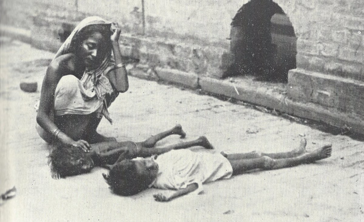 cneuralnetwork's tweet photo. While consider Hitler to be the villain of WW2, let's not forget the evil Churchill was. The Bengal Famine wasn't simply a natural disaster. While millions were starving, Churchill's government rejected repeated requests to import Australian wheat into India, continued diverting grain to military stockpiles, and prioritized food reserves elsewhere in the empire. The British "Boat Denial Policy" destroyed thousands of boats and the "Rice Denial Policy" removed rice from coastal districts, crippling Bengal's ability to transport and distribute food. London was receiving reports of mass starvation months before the famine reached its peak, yet relief remained limited. Food prices exploded, speculation went largely unchecked, and millions who could no longer afford food were left to die. The most damning part is that people were not dying because there was literally no food left in the world. They were dying because a colonial government with access to global shipping, resources, and repeated warnings chose not to make Bengal a priority. Around 2-3 million people paid the price for those decisions.