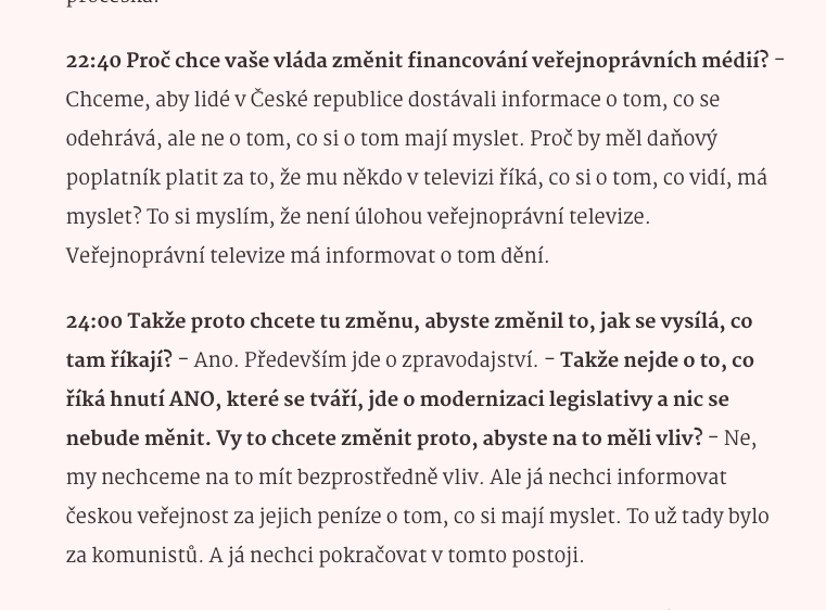 JANELE's tweet photo. @Posledniskaut V podstatě to samé říkal Foldyna v "Ptám se já" už v lednu. O to tu jde. https://t.co/B1tRORGKmK