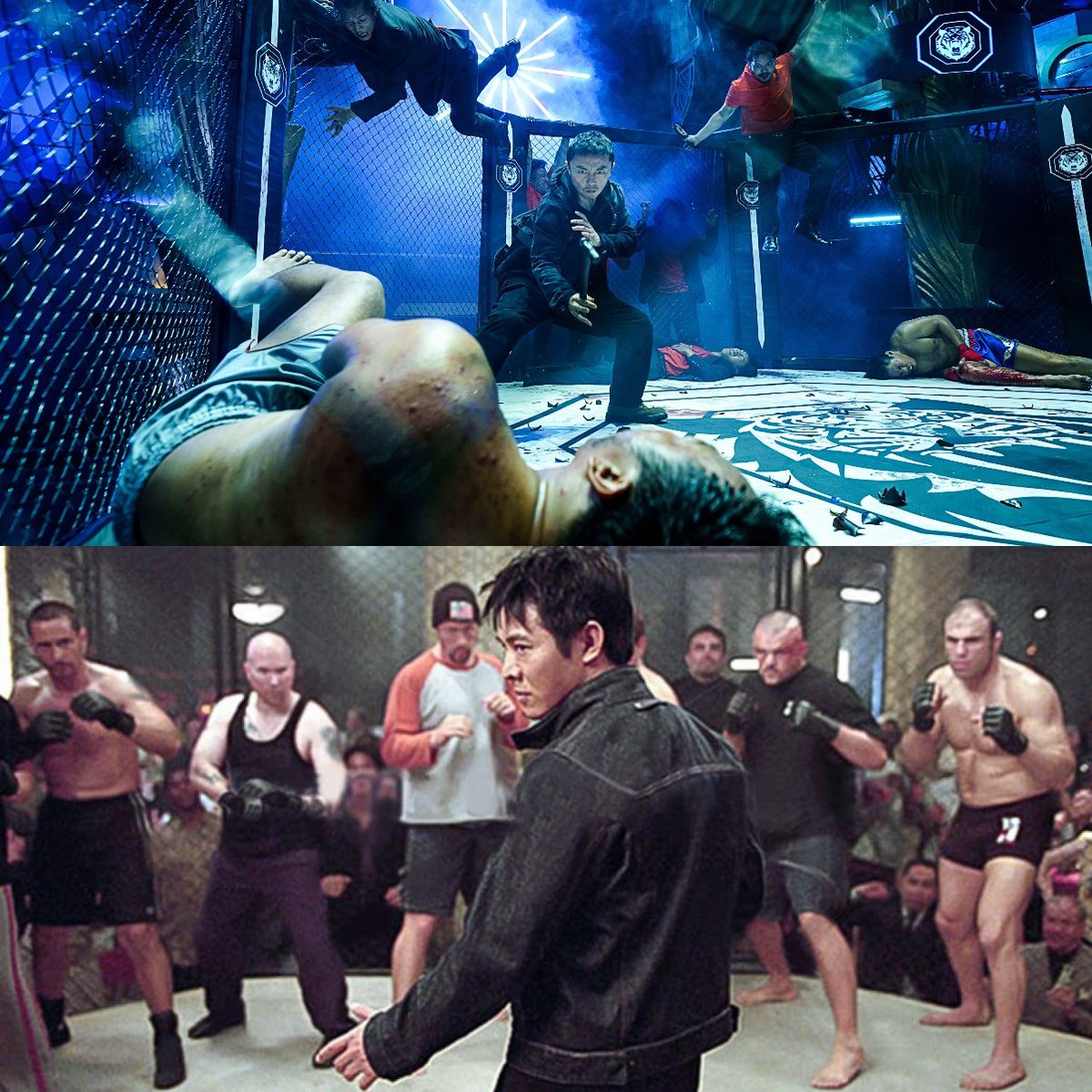 MAActionCinema's tweet photo. Like father, like son. 😁
#XieMiao channeling #JetLi throwing down in the MMA cage. Catch #TheFurious in theaters NOW! 🔥👊🔥 https://t.co/nhKPLEmgU0