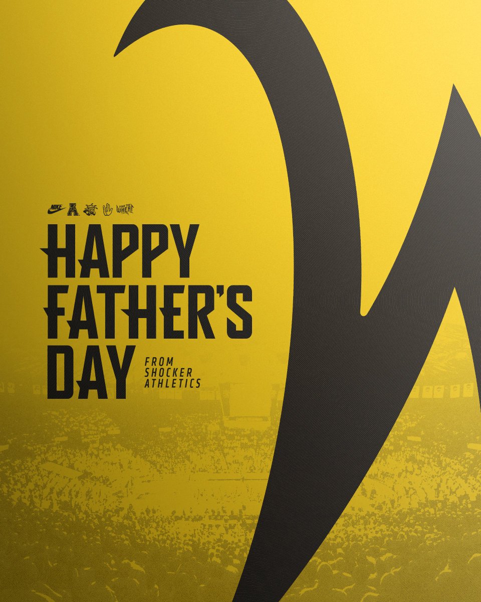 GoShockers's tweet photo. Wishing a Happy Father's Day to all the Shocker dads out there 🌾 https://t.co/bEkPv8lAEe