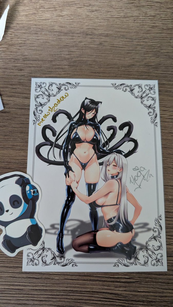 Semiado_'s tweet photo. @meow_shadow_ @Yooja_VT vielen Dank für die tolle Karte <3 https://t.co/KuXqQOZQRb