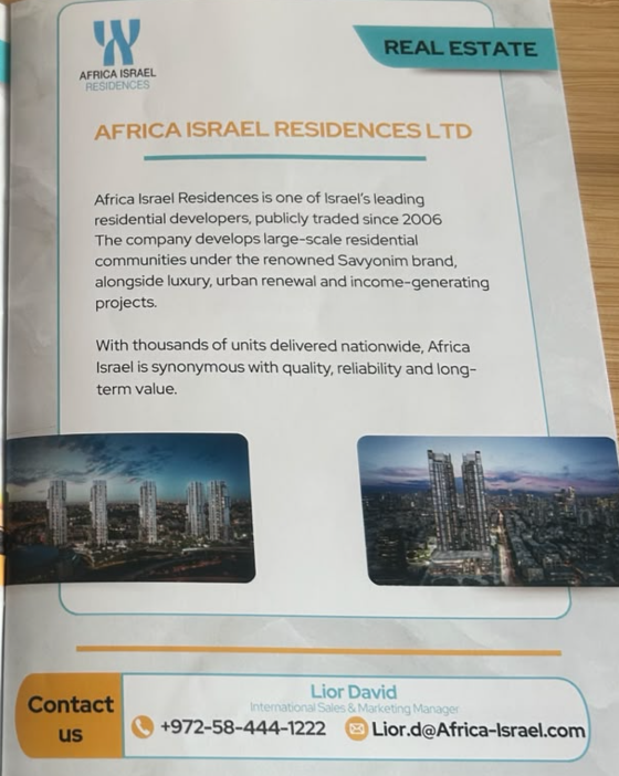 Imran_posts's tweet photo. Africa Israel also advertised the "Soho Jerusalem" development in the Katomon area in West Jerusalem.

Africa Israel has been involved in several projects in settlements in the West Bank and East Jerusalem https://t.co/DW7g049unU