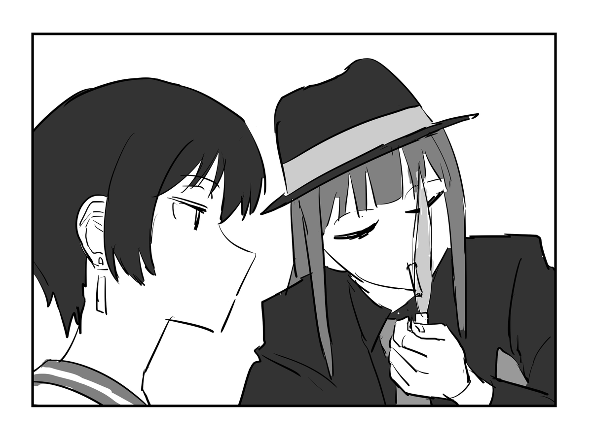 lysine_slmr's tweet photo. ライターの火力がすごい郡上先輩 https://t.co/xx9eOQHuV6