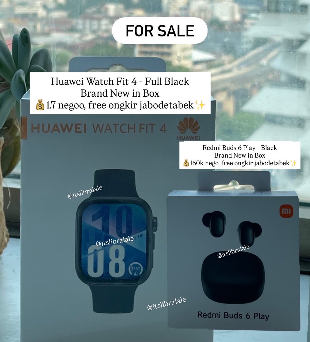 itslibralale's tweet photo. haloo wts smartwatch / buds, nego sampe jadi🤭
free ongkir jabodetabek
boleh beli satuan yaaa✨🫰🏼 https://t.co/eZpTp26JCl