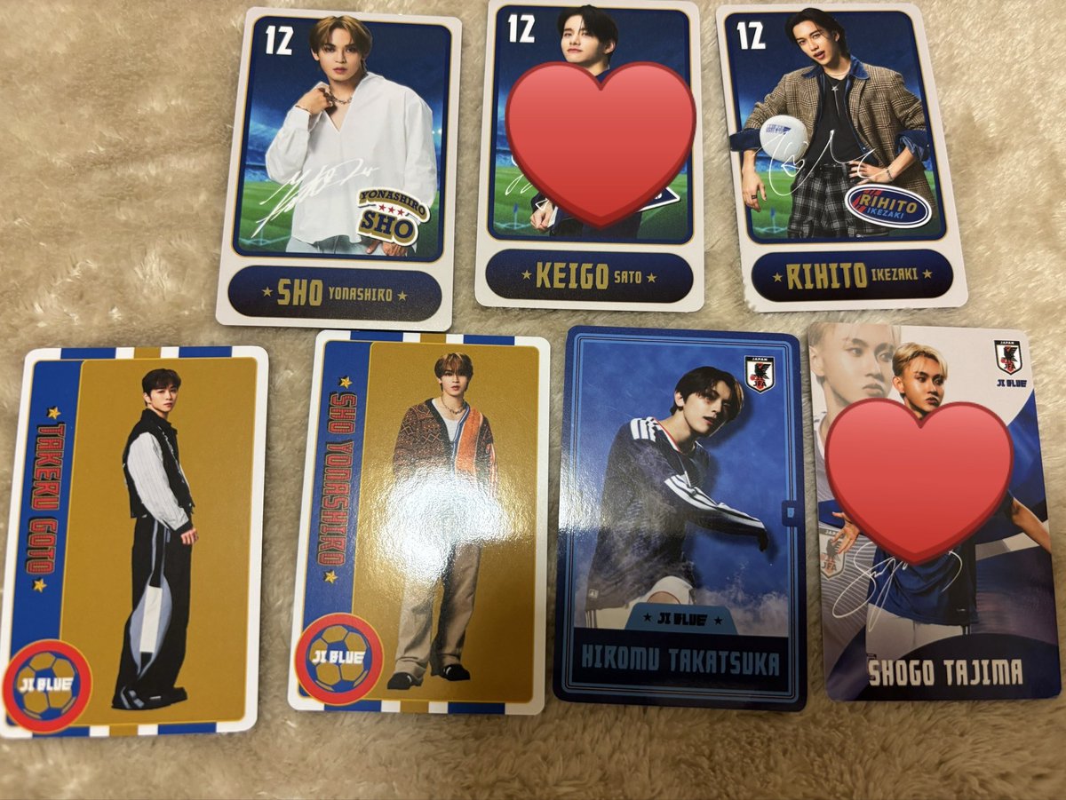 Lightblue__JAM's tweet photo. JI BLUE OFFICIAL GOODS 
フォトカード トレカ 交換

譲:画像
與那城、髙塚、池崎、後藤

求:河野、白岩
※異種交換可
サイン⇄サイン

7/5関西オフラ、7/19.20バンテリン手渡し希望

お気軽にお声掛けください🙇‍♀️

#JIBLUE交換  #JO1交換  #INI交換 https://t.co/747O4UPg3C
