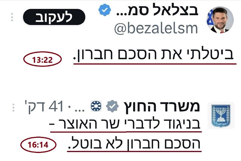 bodkim2022's tweet photo. ממשלת ישראל נגד ממשלת ישראל https://t.co/g3tbA6xzNp