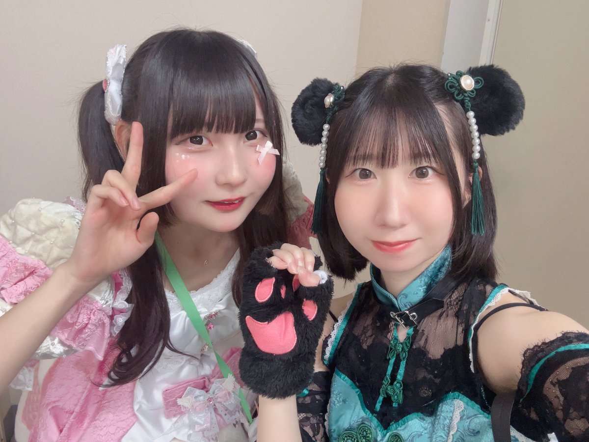 きょーかちゃん！🐼 ありがとう(՞ ̫ ՞)💚 もかはきょーかちゃんに