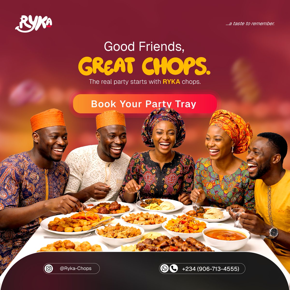 creator_acc01's tweet photo. Designed to make mouths water and brands stand out.

This social media flyer for Ryka Chops combines bold typography, strategic layout, and irresistible food visuals to create a design that does more than look good—it sells. https://t.co/a35ORKUAGd