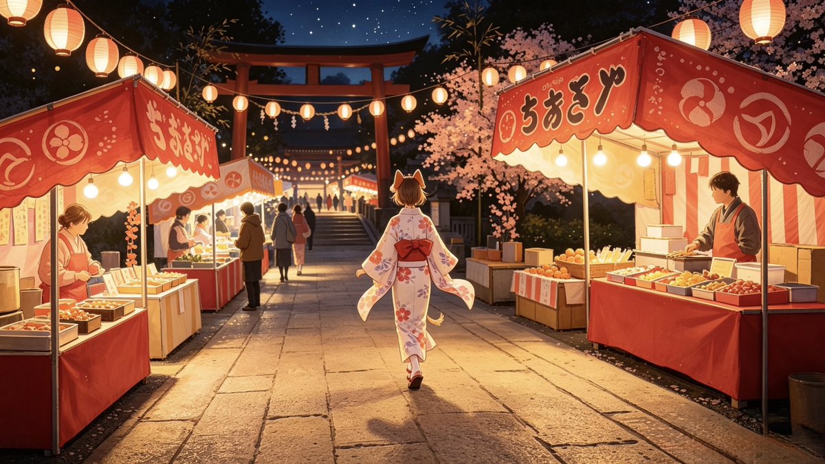 shamunekonohige's tweet photo. #灯の町🏮盆踊りのお囃子に乗って蘇る記憶🌉お祭りの夜の不思議🐶🎫 https://t.co/8kXpygfTDC (あれ？またお耳？)☃️#劇団盃月 https://t.co/JoW1DurP6z