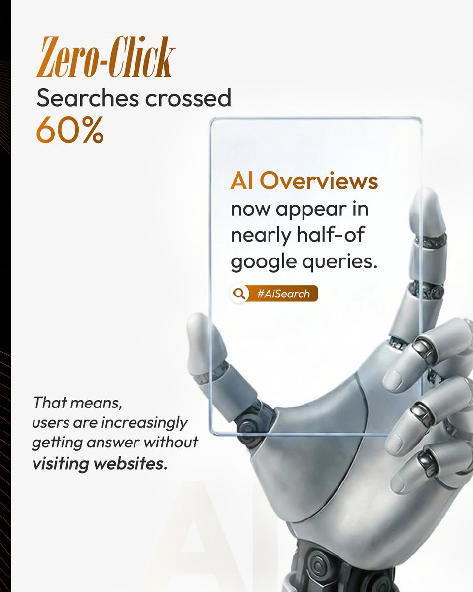BoomsaVenture's tweet photo. Businesses still optimizing only for traditional SEO are competing for a shrinking share of attention.

Want your brand to rank, get discovered, and become the answer? Let's talk.

#sẹo #aeo #georgette #aisearch #digitalmarketingstrategy https://t.co/bt6zaDNSWo