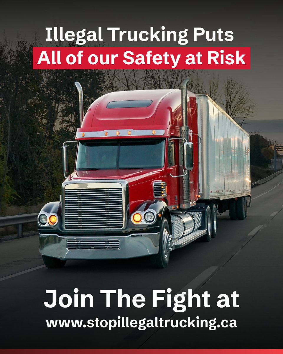 CanTruck's tweet photo. 2026 is the year action catches up to #DriverInc.

Budget 2025 puts $77M into enforcement and trucking is the sole sector named for audits. 💯

📌 Join the 20,000 Canadians already in the fight: https://t.co/ZXMo2bvPps

#CTA #StopIllegalTrucking https://t.co/4nTHWsvUvK