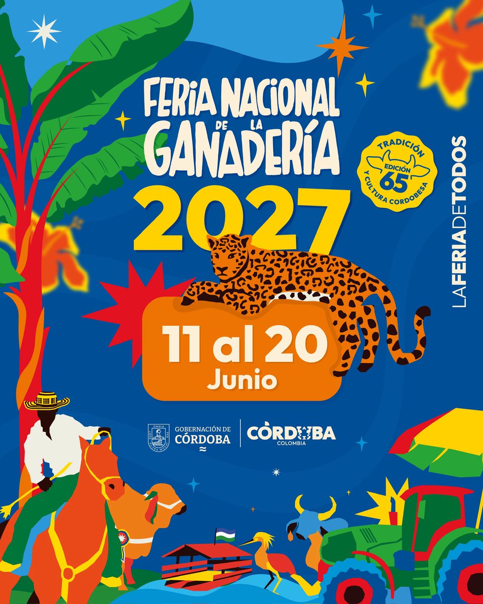 ErasmoZB's tweet photo. Esta Feria quedó en el corazón de todos los que la vivimos, pero la próxima quedará en la historia del país. 🇨🇴💙🤍💚

¡Prográmense desde ya, porque lo que viene será de otro nivel! 🚀

🗓️ Feria Nacional e Internacional de la Ganadería 2027
Del 11 al 20 de junio. https://t.co/octOVyyAPs