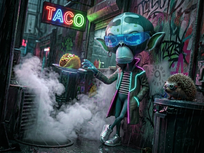 cinnamon9panda's tweet photo. Neon alley, glowing taco, suspicious creature. Peak dining experience.

When is the last time you visit a Hole in the Wall shop?

Happy Taco Tuesday!

#MAL https://t.co/SpFa8iwdAo