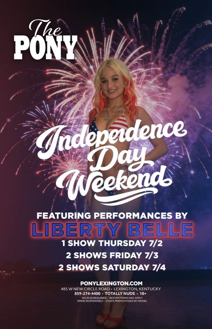 PonyLexington's tweet photo. Cancel the boring backyard party plans immediately 👀 Liberty Belle is bringing the real fireworks to The Pony Lexington. https://t.co/cx4Ko4aPCE
