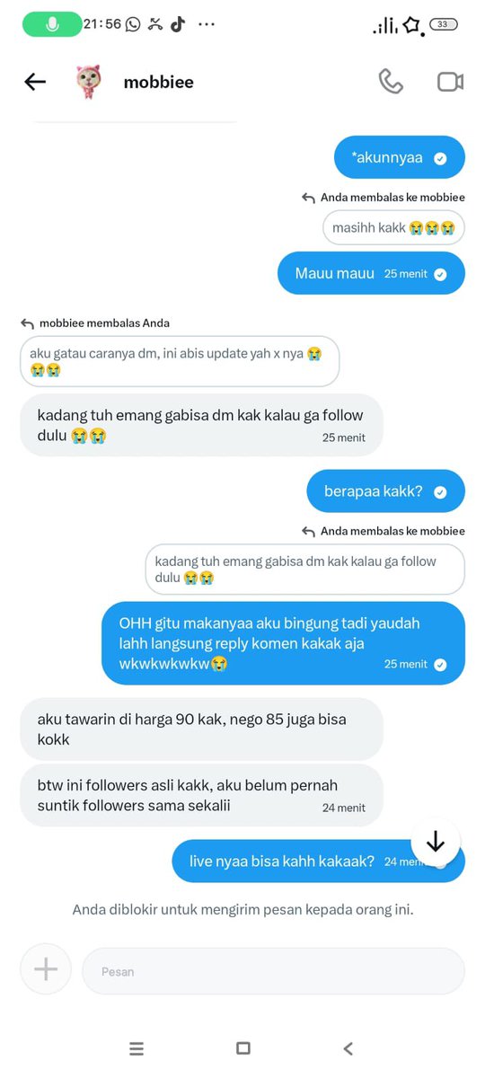 radiantz_'s tweet photo. @lovies678 @batalyonf HEEE MAKSUDNYA APA YA?! KALAU MAU NIPU MIKIR LAH AJG IN THIS ECONOMY GW TAU BYK YG BUTUH DUIT TPI YA GA NIPU JGA TOLOL LU KIRA ORG YG LU TIPU UANGNYA BANYAK? DIA JUGA KERJA KERAS AJG SIANG MALEM, MINIMAL KASIH AKUNNYA ATAU BALIKIN UANG TMEN GW, ditunggu itikad baiknya https://t.co/wwN4uEDTif
