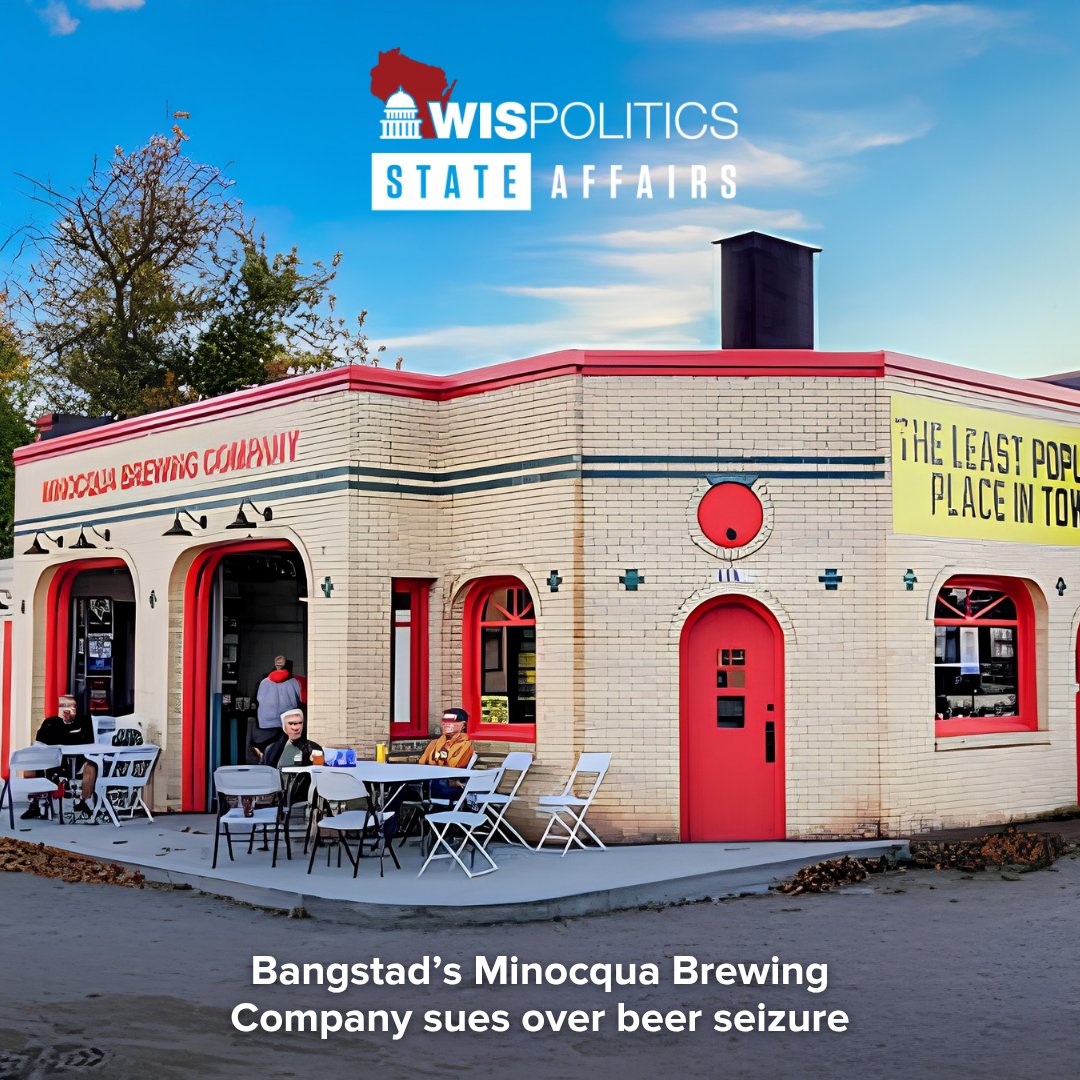 WisPolitics's tweet photo. The ⚖️ lawsuit contends that DOR’s enforcement of state #alcohol laws unfairly burdens @KirkBangstad's Minocqua Brewing Company for working with an out-of-state contract 🍻 #brewer compared to an in-state brewer and that this violates the #interstatecommerce clause.
🗞: @JoshuaIrvine_
https://t.co/O0m4LztBDp