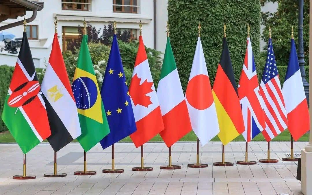 katienoj's tweet photo. #G7 🇰🇪 https://t.co/yf9DG3nDhy