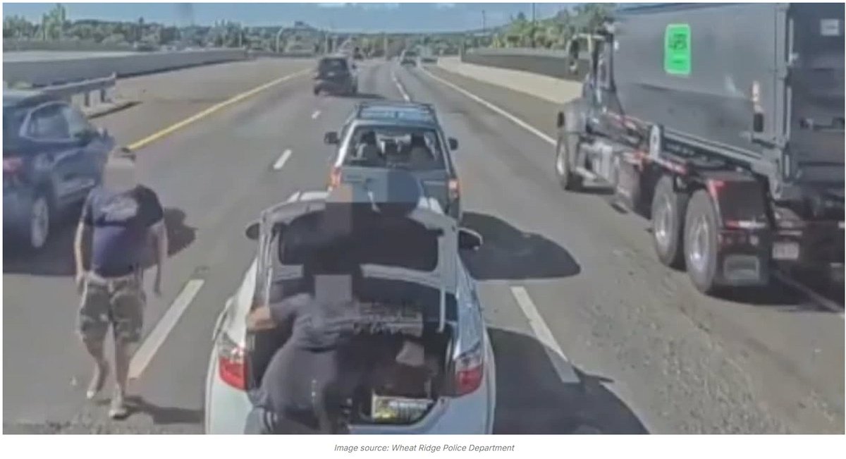 Adams_GOP's tweet photo. The Cost of a Lawless Society: Why Colorado Roads Have Become the Wild West

A shocking road rage brawl completely shut down I-70 in Wheat Ridge, and the response exposes a much deeper, systemic crisis. When chaotic violence erupts on our highways, the media’s immediate reaction is to blame the police once again—completely ignoring the politicians who created this environment and the individuals who actually triggered the altercation. It’s like blaming a rock for breaking your windshield while completely ignoring the leftist protester who threw it.

The uncomfortable truth is that crime persists because failed policies have essentially created a lawless society. Decades of radical restrictions and hyper-scrutiny pushed by far-left politicians have dramatically increased the personal and legal risks for law enforcement officers. When proactive policing is punished, officers are forced to pull back—meaning they won't, or can't, deal with the chaos until it's already too late.

This incident proves the age-old reality: when seconds count, the police are always minutes away. Yet, citizens are continuously expected to abdicate their own personal responsibility and inherent right to self-defense, relying entirely on a broken system that tells motorists to just "bring the temperature down" while criminals rule the roads.

We don't need more passive advisories or media scapegoating. We need a return to law and order, real support for our police, and the restoration of personal accountability before this lawlessness claims more lives.

https://t.co/p8wEq6qfX0