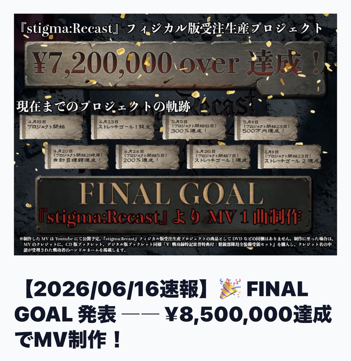 yui_fairithm's tweet photo. FAINAL GOAL発表！

https://t.co/q1HJQ5sh9k https://t.co/HlAhwQbaLY