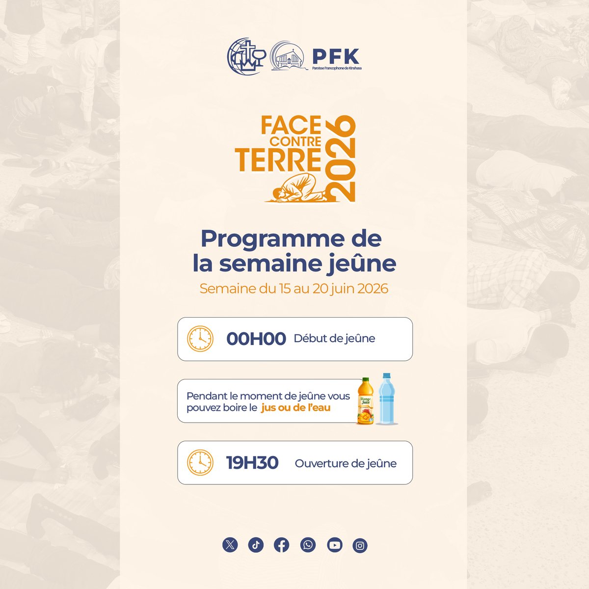 CeacPfk73665's tweet photo. 🚨 Face Contre Terre 2026, c'est aussi un moment de jeûne.

Pour cette première semaine, le jeûne est liquide.

#pfkceac #FaceContreTerre2026 #CEAC #PFK #FCT2026 https://t.co/GzEZpAEmze