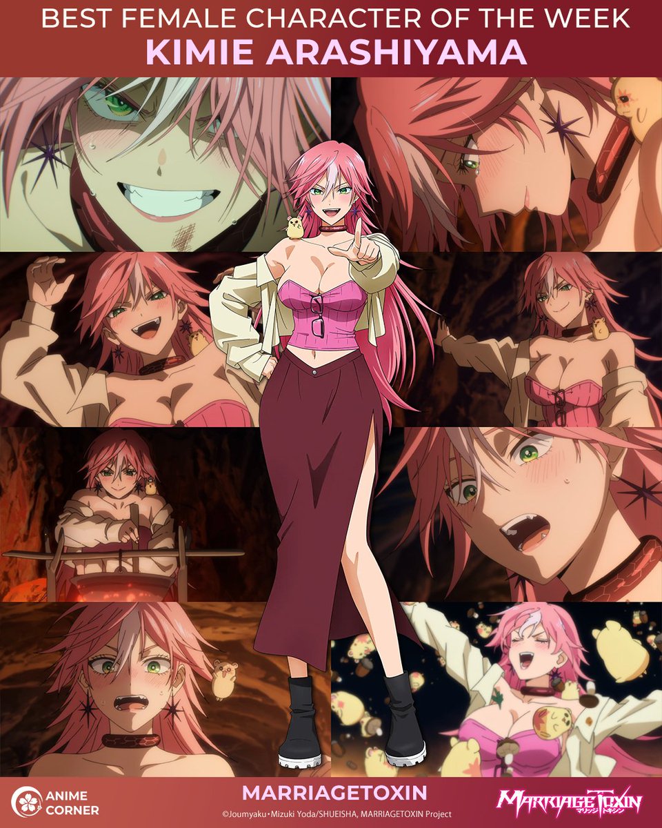 animecorner_ac's tweet photo. Best female character of the week: Kimie Arashiyama! 🐹

Anime: MARRIAGETOXIN https://t.co/2gHiEI4Lv7
