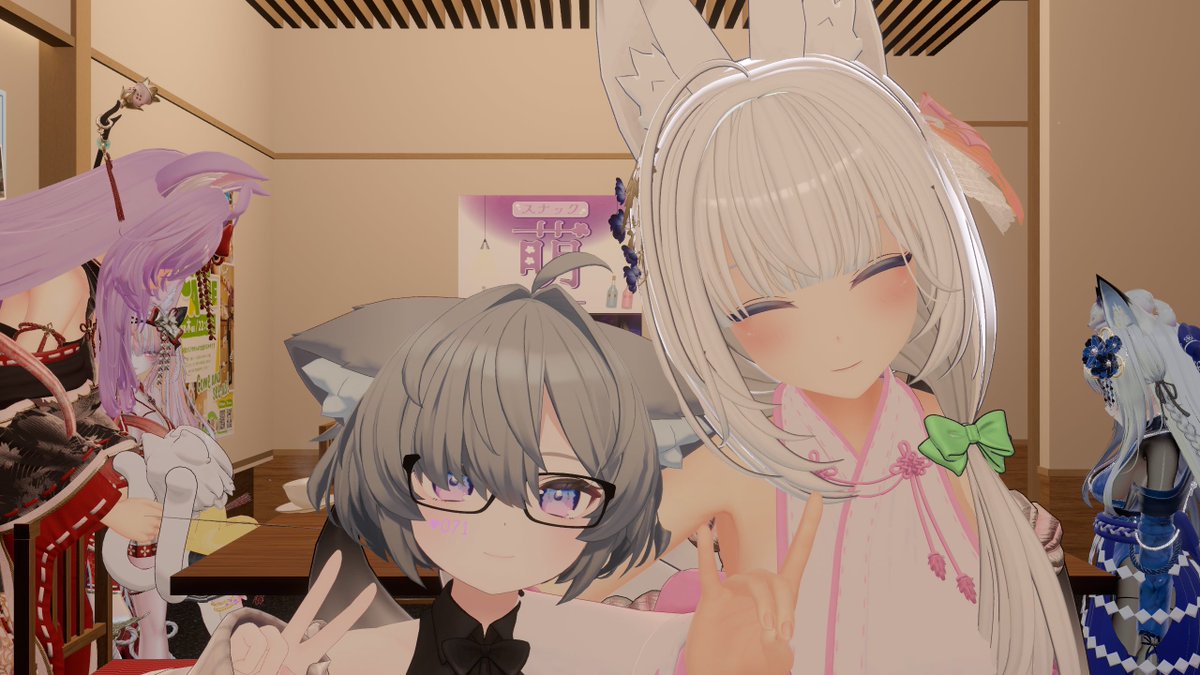 _Coleus_'s tweet photo. 6/14はドスケベフォックス喫茶こや～んに行ってきました!!
#VRC_こや〜ん https://t.co/Nmmhgw0QFI