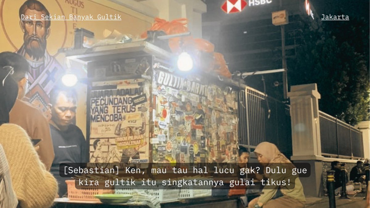 bakatmelucu's tweet photo. 229. Warung Makan Gultik, di suatu tempat di Jakarta https://t.co/gM6xdKZsjB