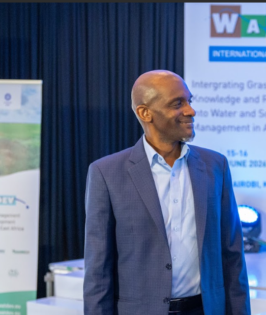 ElizabethAsiimw's tweet photo. โThe #WATDEV toolbox is only as powerful as the data fed to it.โ At the #WATDEVConference, Dr. Aggrey Agumya, ED @FARAinfo emphasized that effective water& soil management requires interoperable, real-time data systems, cross-border cooperation, trust, & strong capacity building https://t.co/MYDjTnypjw