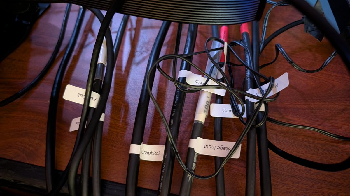 RedTeamProd's tweet photo. Affordable cable label printer means every show stays organized. https://t.co/oTwZL7COdq